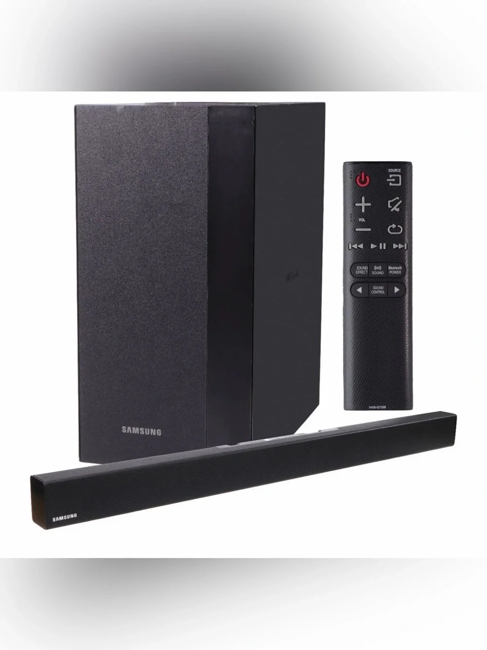 Samsung (PS-WK450) Subwoofer and (HW-KM45C) Soundbar Theater System w/Remote